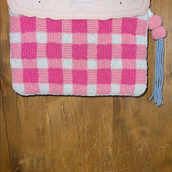 Made In India | “Mama” Beaded Bag 🩷🩵 - Picture 6 of 6